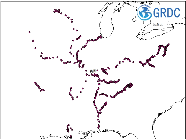 塔架位置（美国陆军工程兵团IENC）